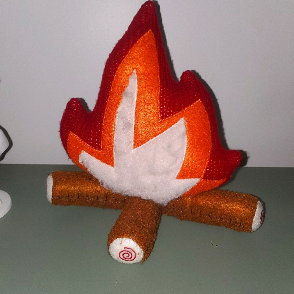 Woodland nursery fire decor
